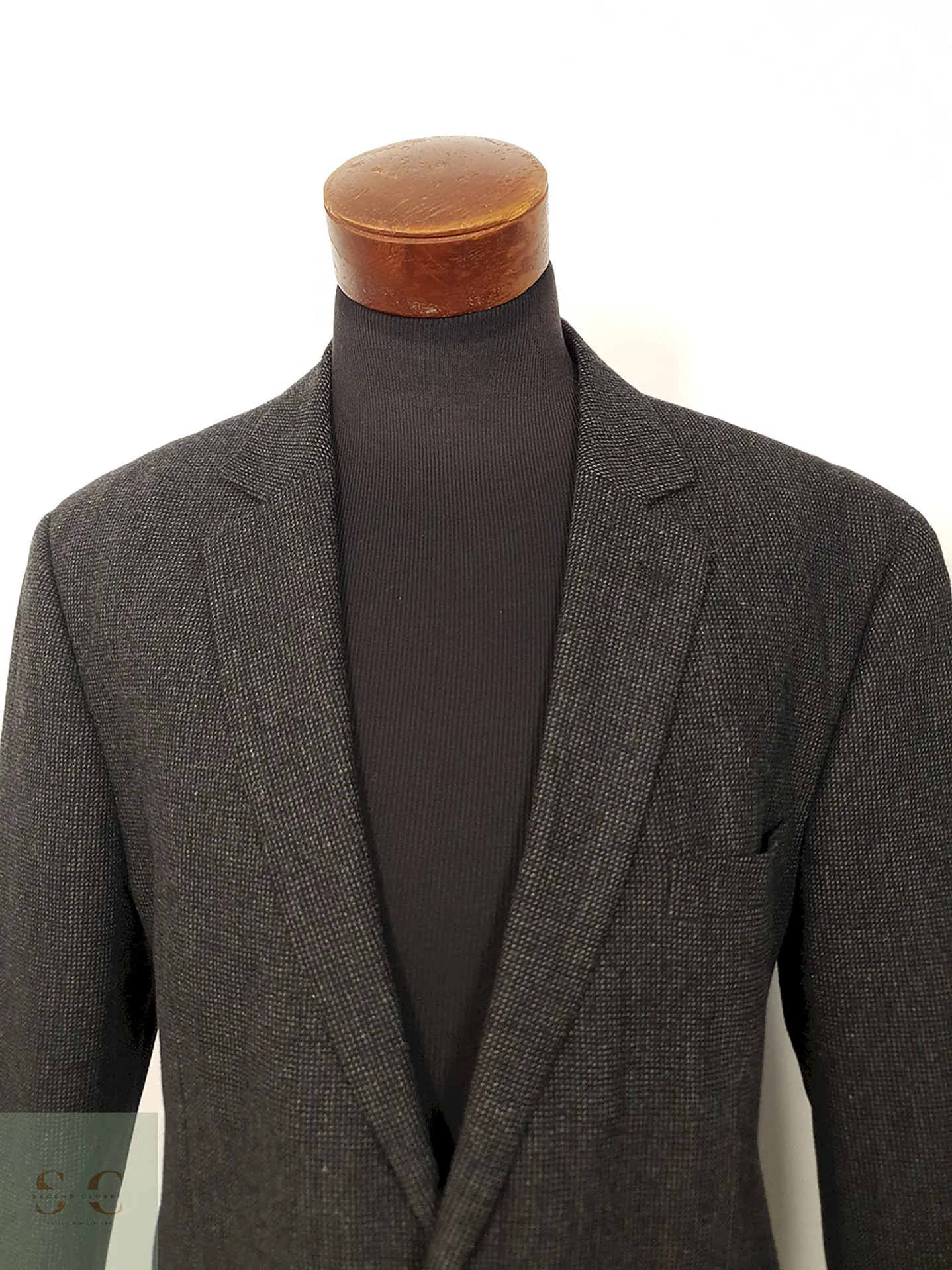 Blazer Class International Plomo Mezcla Lana - Talla XXL 7