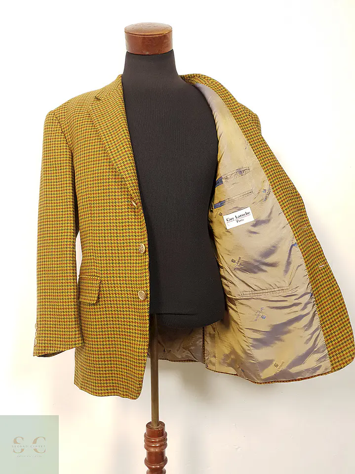 Blazer Guy Laroche Paris Mostaza Lana - Talla XL 3