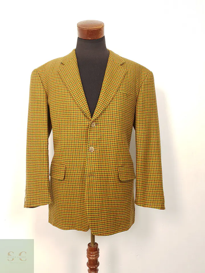 Blazer Guy Laroche Paris Mostaza Lana - Talla XL 4