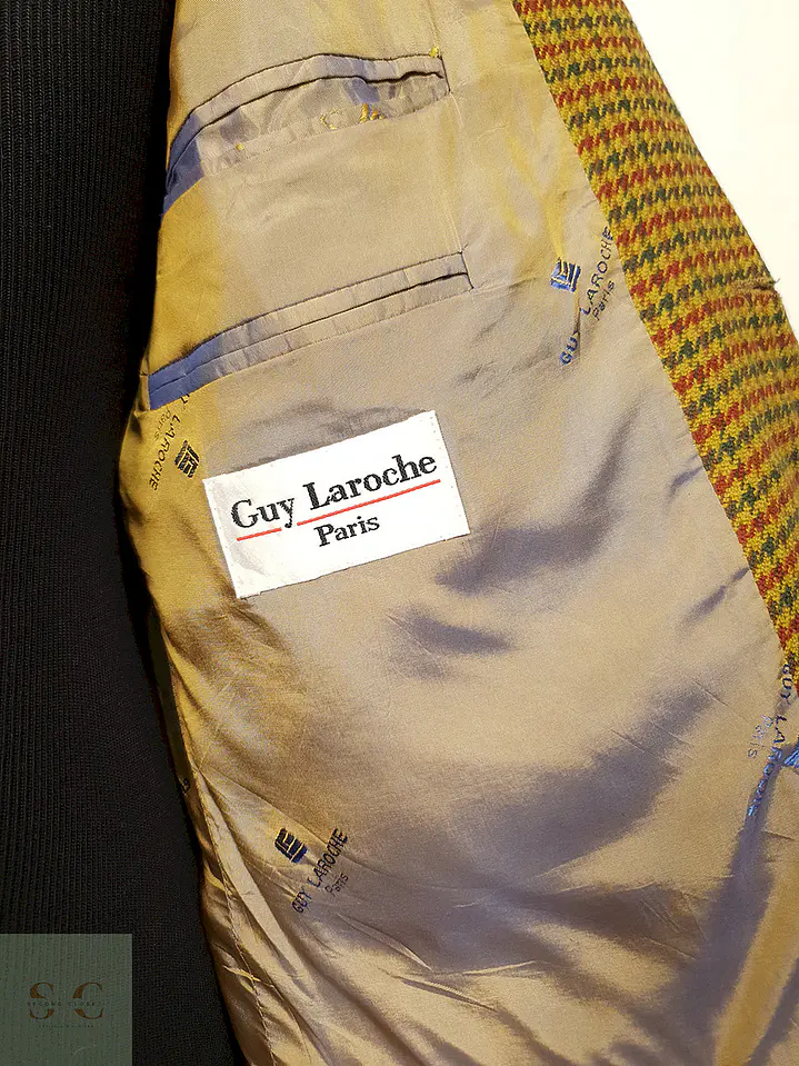 Blazer Guy Laroche Paris Mostaza Lana - Talla XL 5