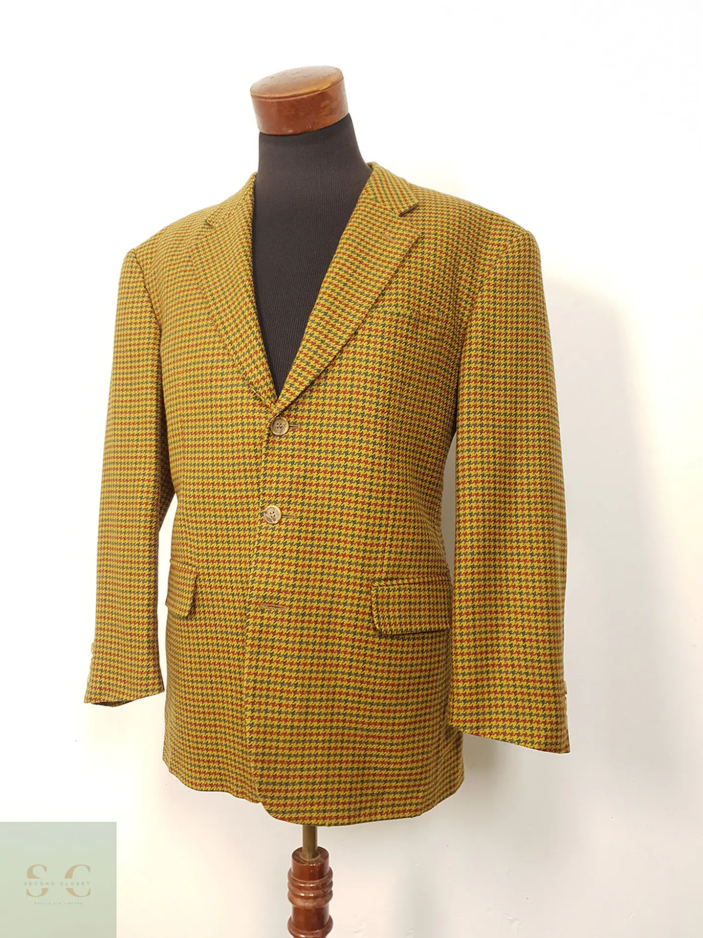 Blazer Guy Laroche Paris Mostaza Lana - Talla XL 1