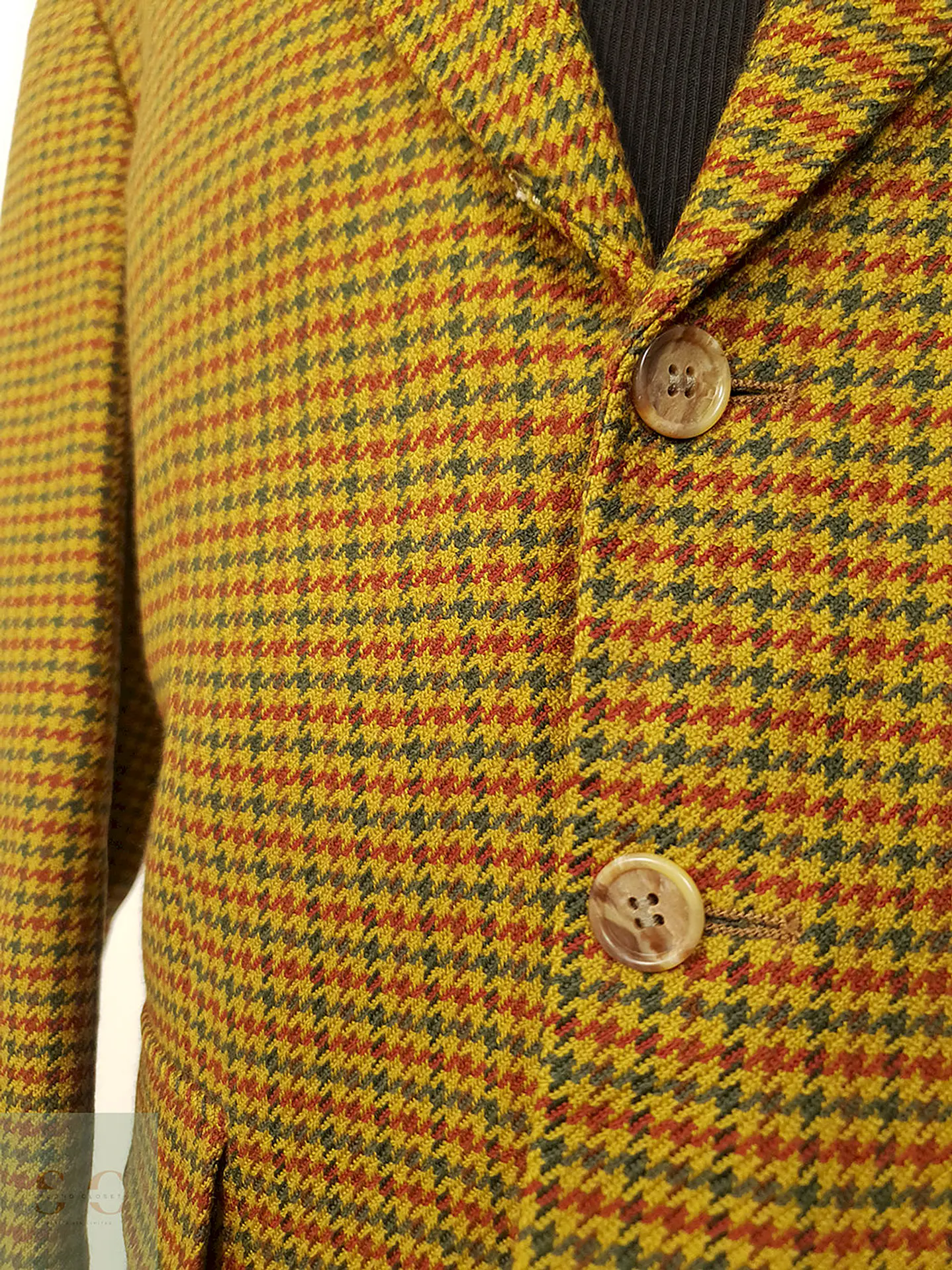 Blazer Guy Laroche Paris Mostaza Lana - Talla XL 9