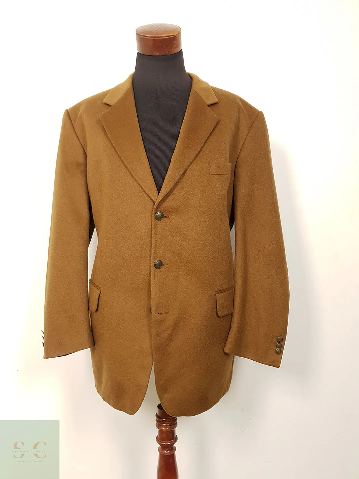 Blazer Paul Smith Camel 100% Cashmere - Talla 3XL 1