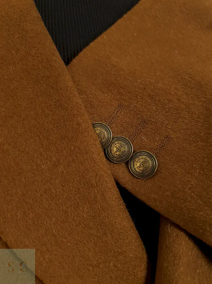 Blazer Paul Smith Camel 100% Cashmere - Talla 3XL 8