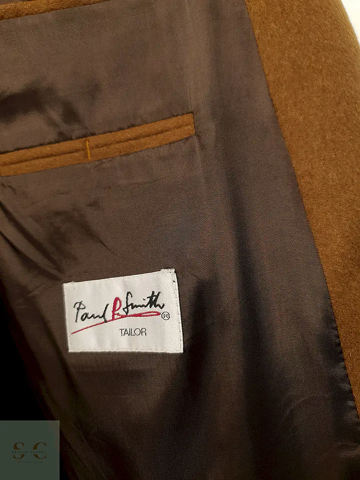 Blazer Paul Smith Camel 100% Cashmere - Talla 3XL 9