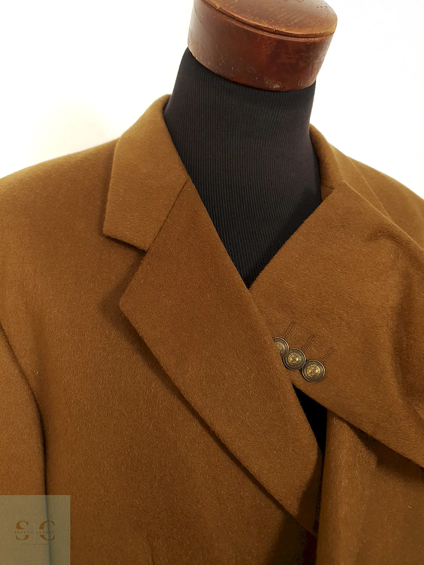 Blazer Paul Smith Camel 100% Cashmere - Talla 3XL 11