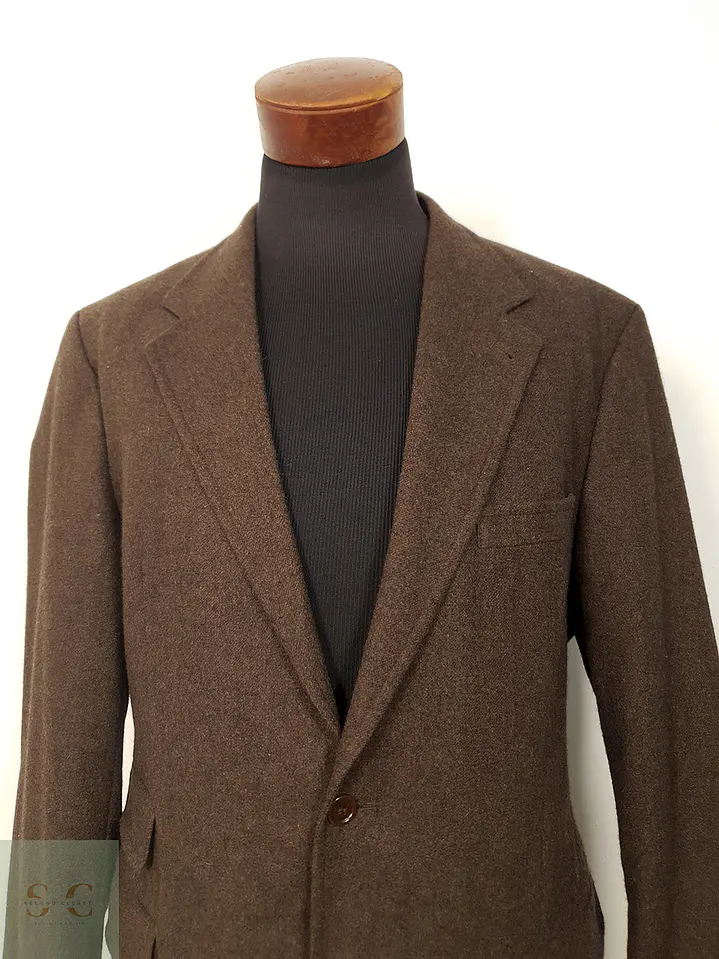 Blazer Commander Cafe 100% Cashmere - Talla XL 4