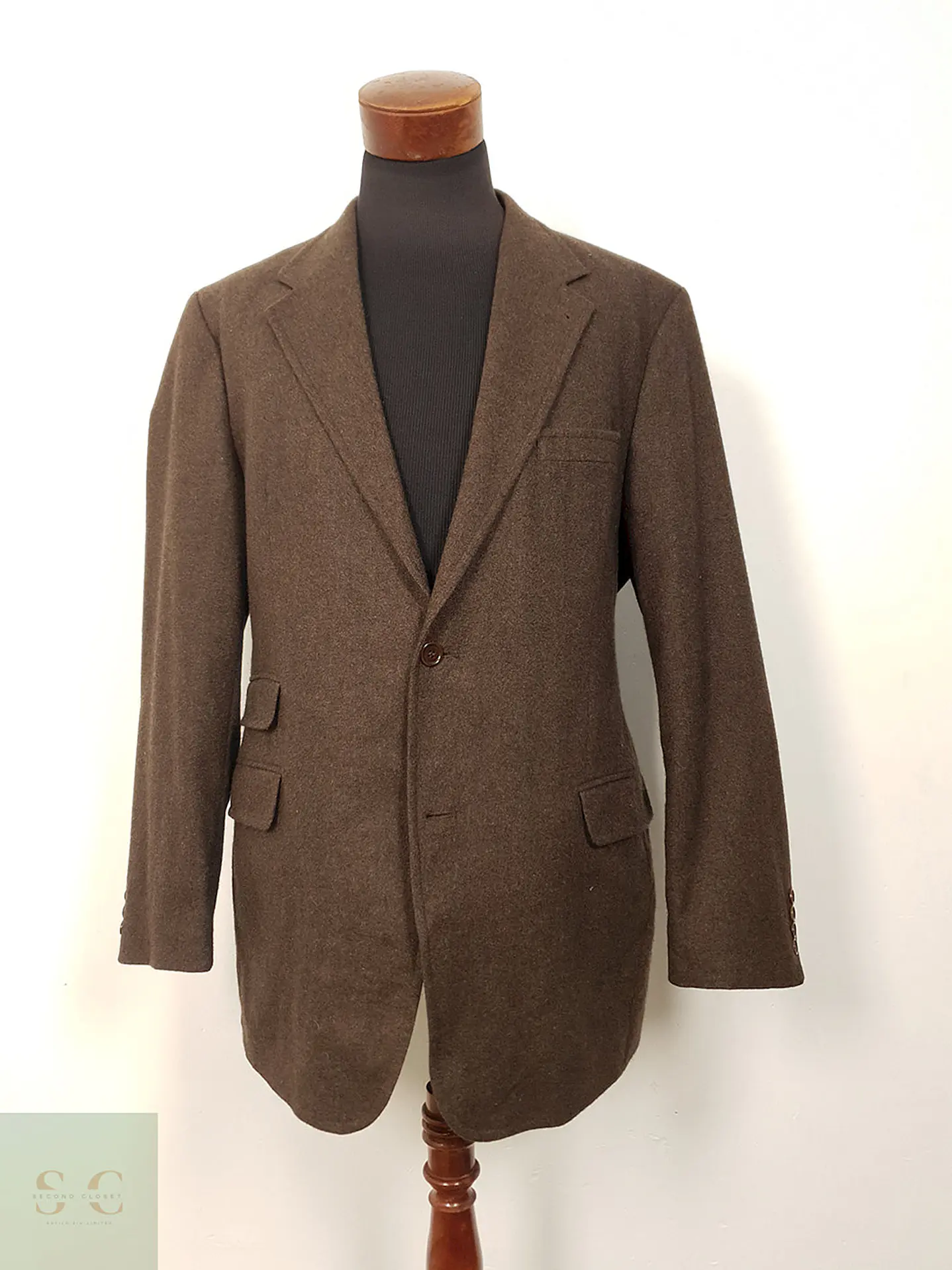 Blazer Commander Cafe 100% Cashmere - Talla XL 1