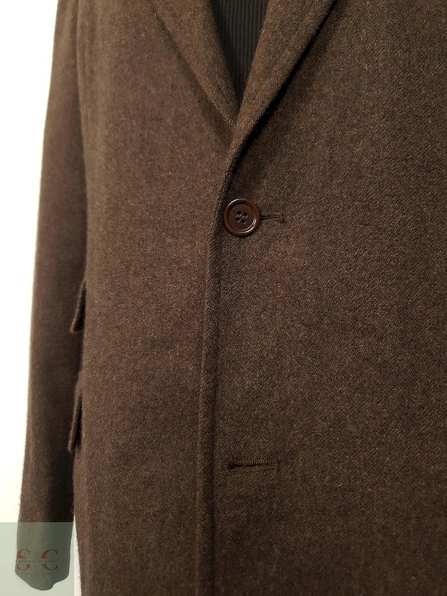 Blazer Commander Cafe 100% Cashmere - Talla XL 5