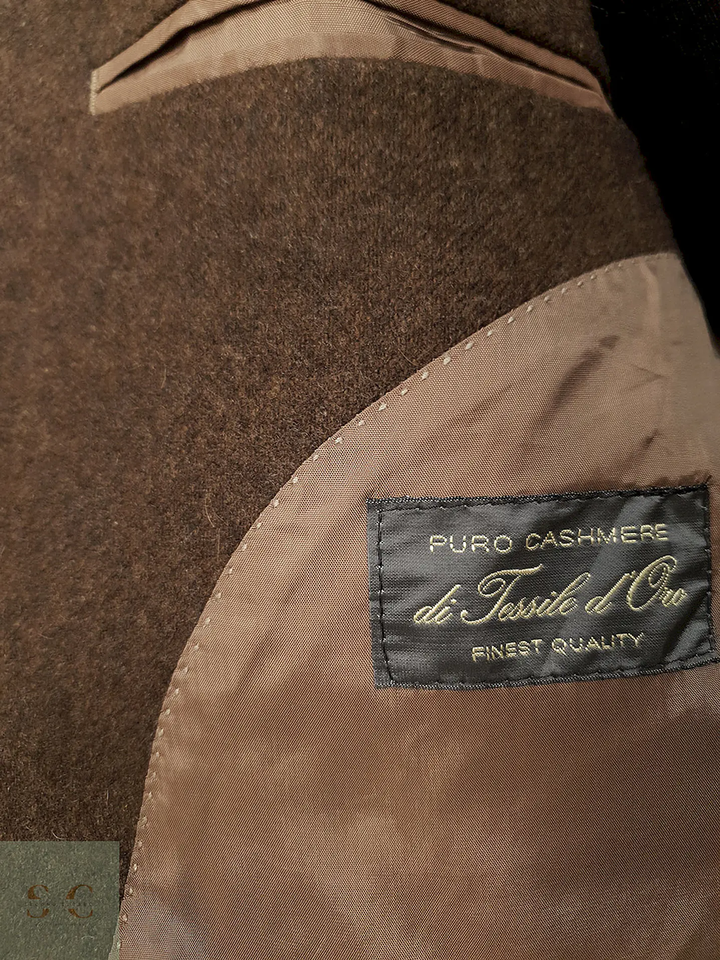 Blazer Commander Cafe 100% Cashmere - Talla XL 6