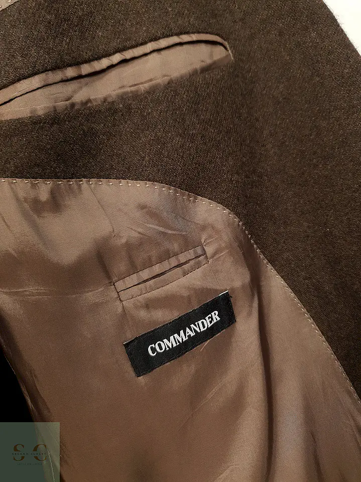 Blazer Commander Cafe 100% Cashmere - Talla XL 8