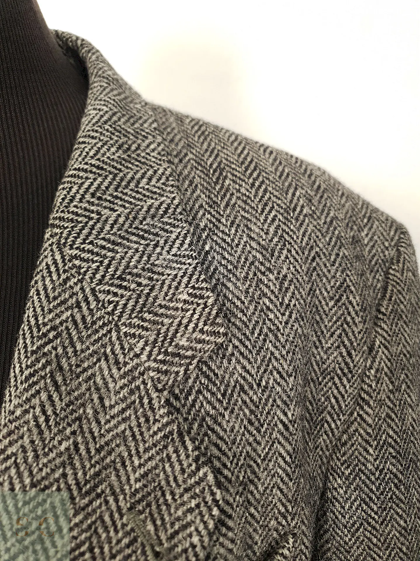 Blazer Harris Tweed Plomo Lana Virgen - Talla XL 2