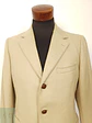 Blazer Mavest France Beige Lana Virgen Botones Cuero - Talla SM - Miniatura 6