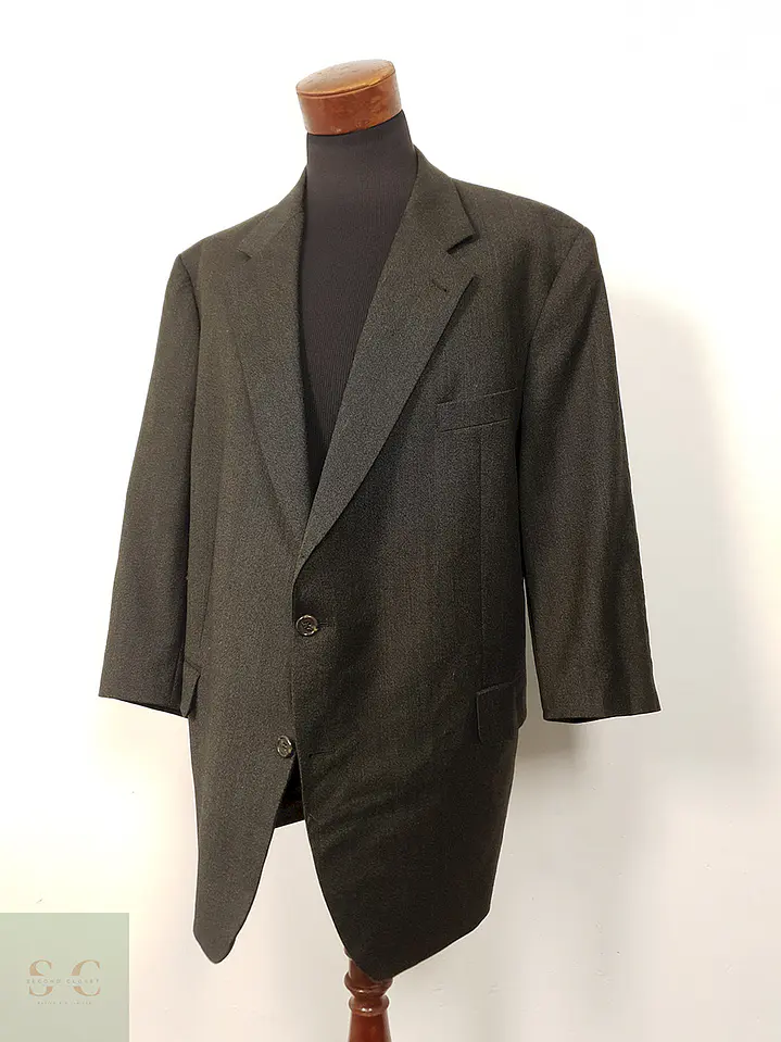 Blazer Desch Verde Lana Virgen - Talla XXL 2