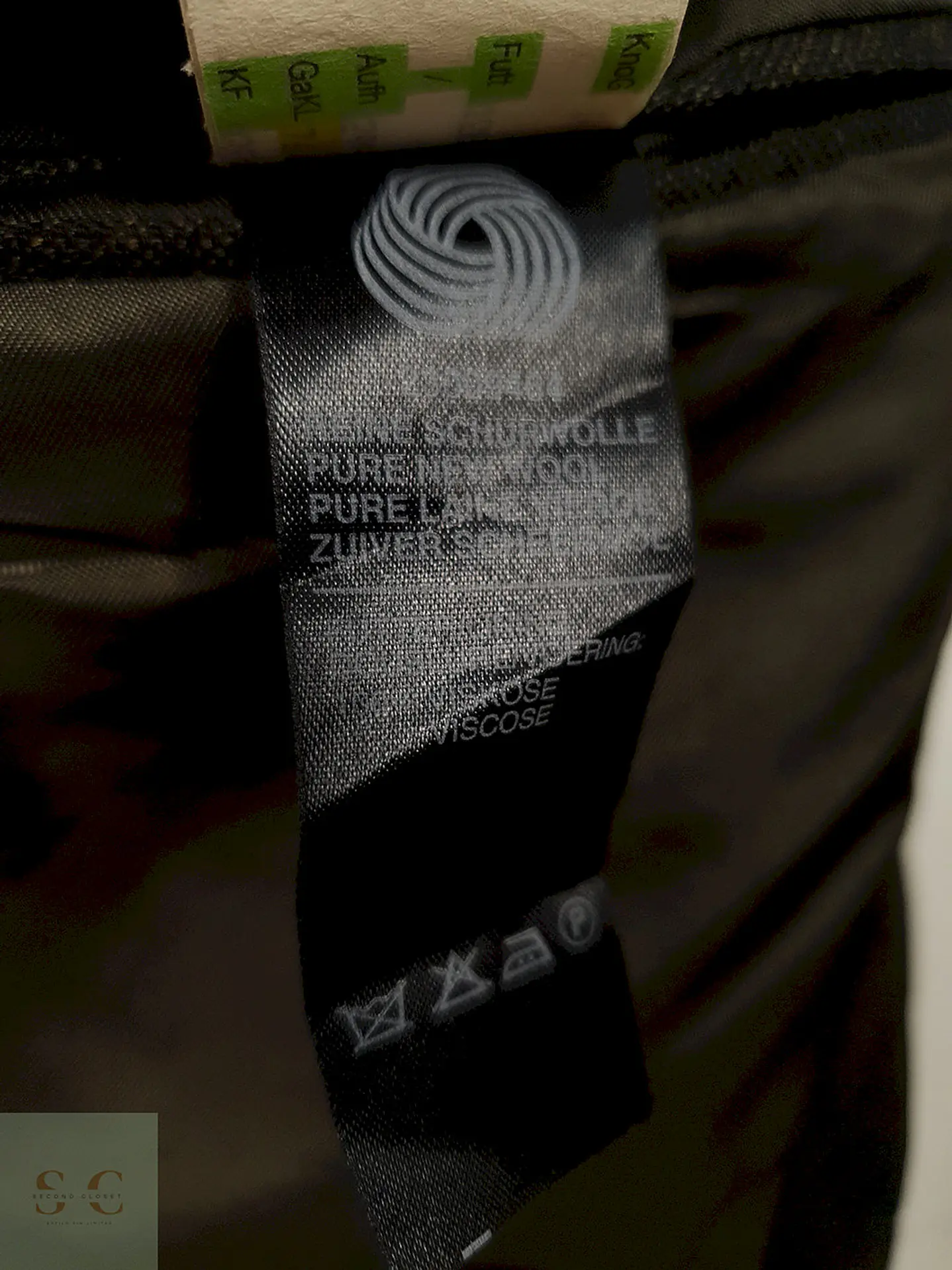 Blazer Desch Verde Lana Virgen - Talla XXL 3