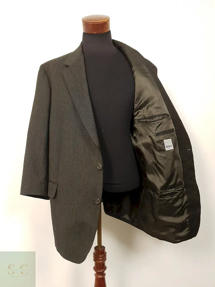 Blazer Desch Verde Lana Virgen - Talla XXL 4