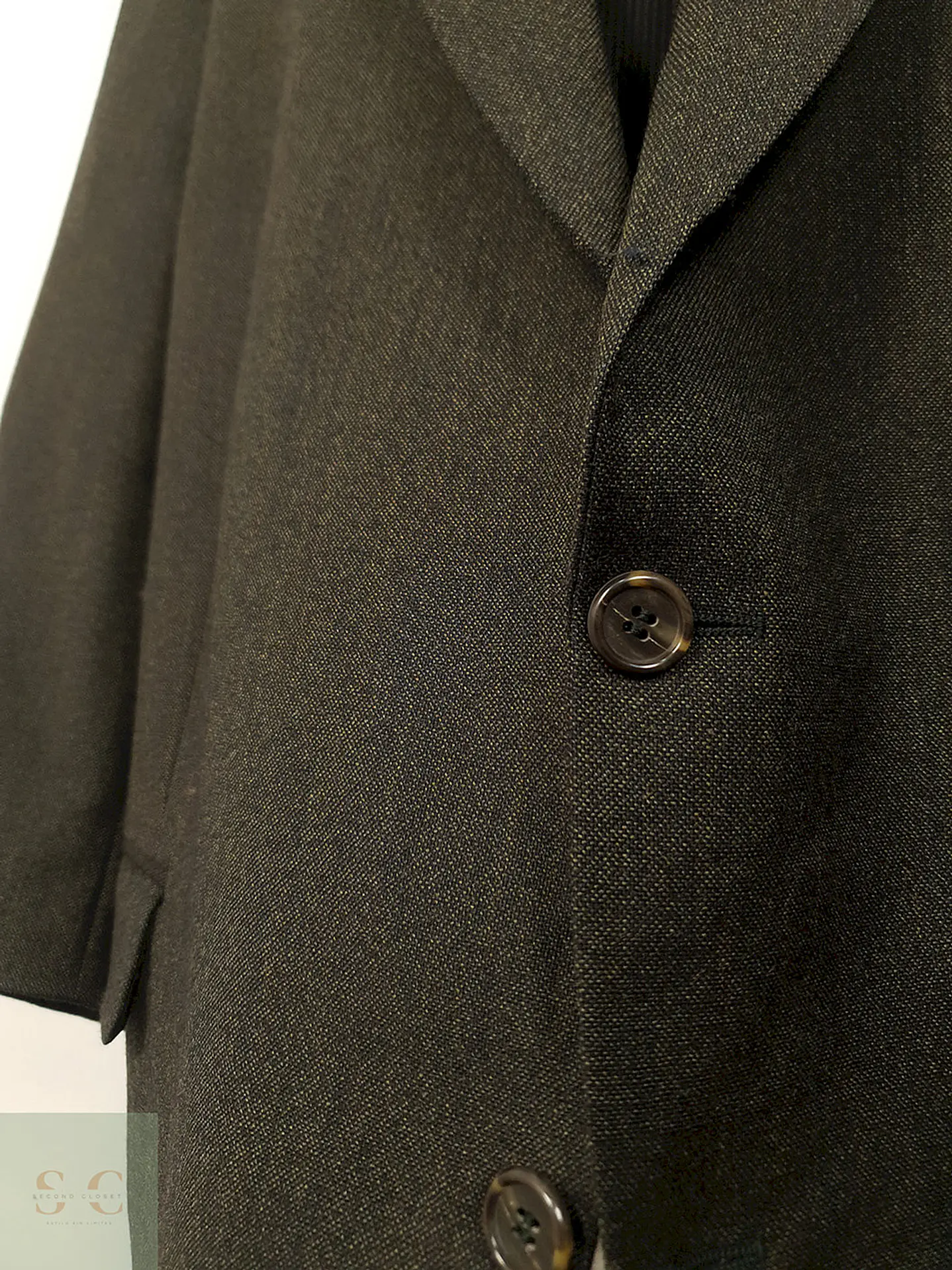 Blazer Desch Verde Lana Virgen - Talla XXL 5