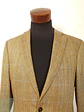 Blazer Barutti Cafe Claro 100% Seda con Coderas - Talla M - Miniatura 7