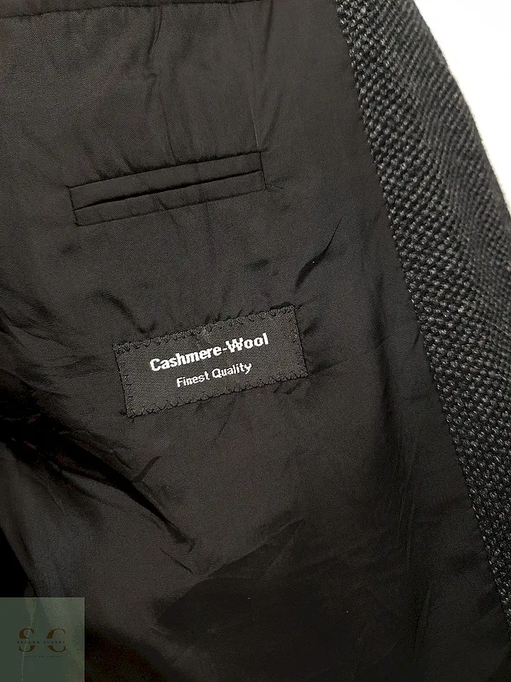 Blazer Hugo Boss Plomo 94% Lana Virgen 6% Cashmere - Talla XL 3