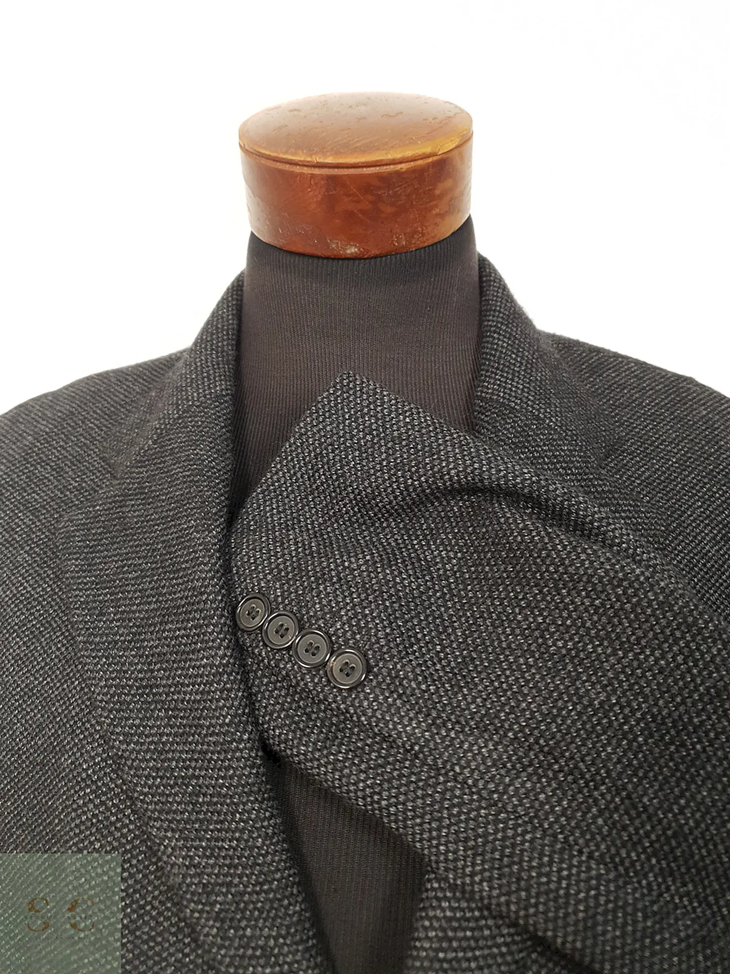 Blazer Hugo Boss Plomo 94% Lana Virgen 6% Cashmere - Talla XL 8