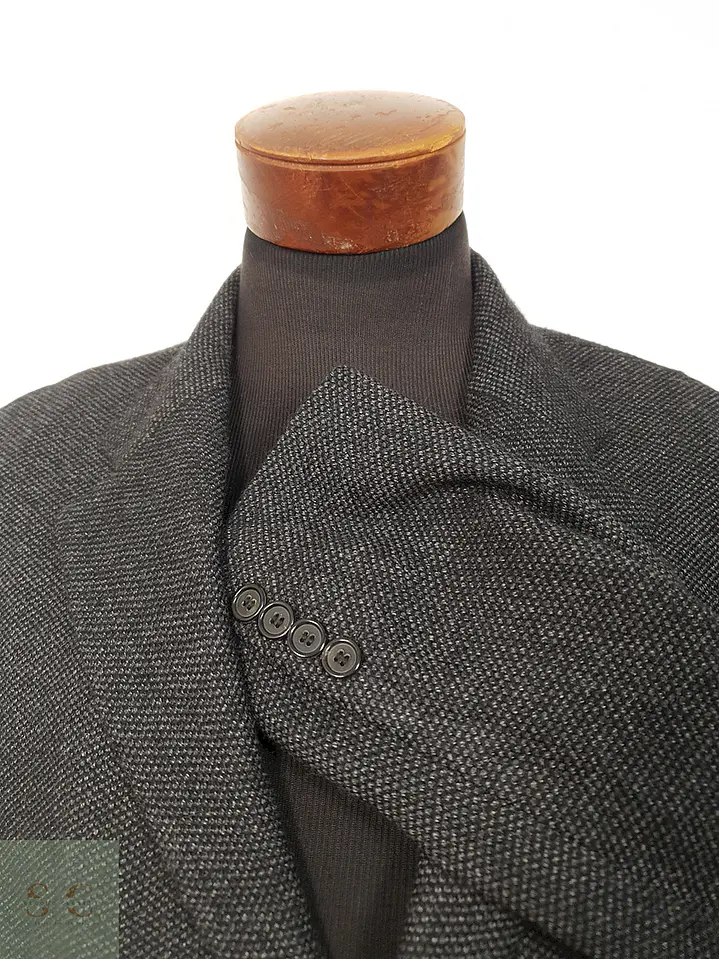 Blazer Hugo Boss Plomo 94% Lana Virgen 6% Cashmere - Talla XL 8