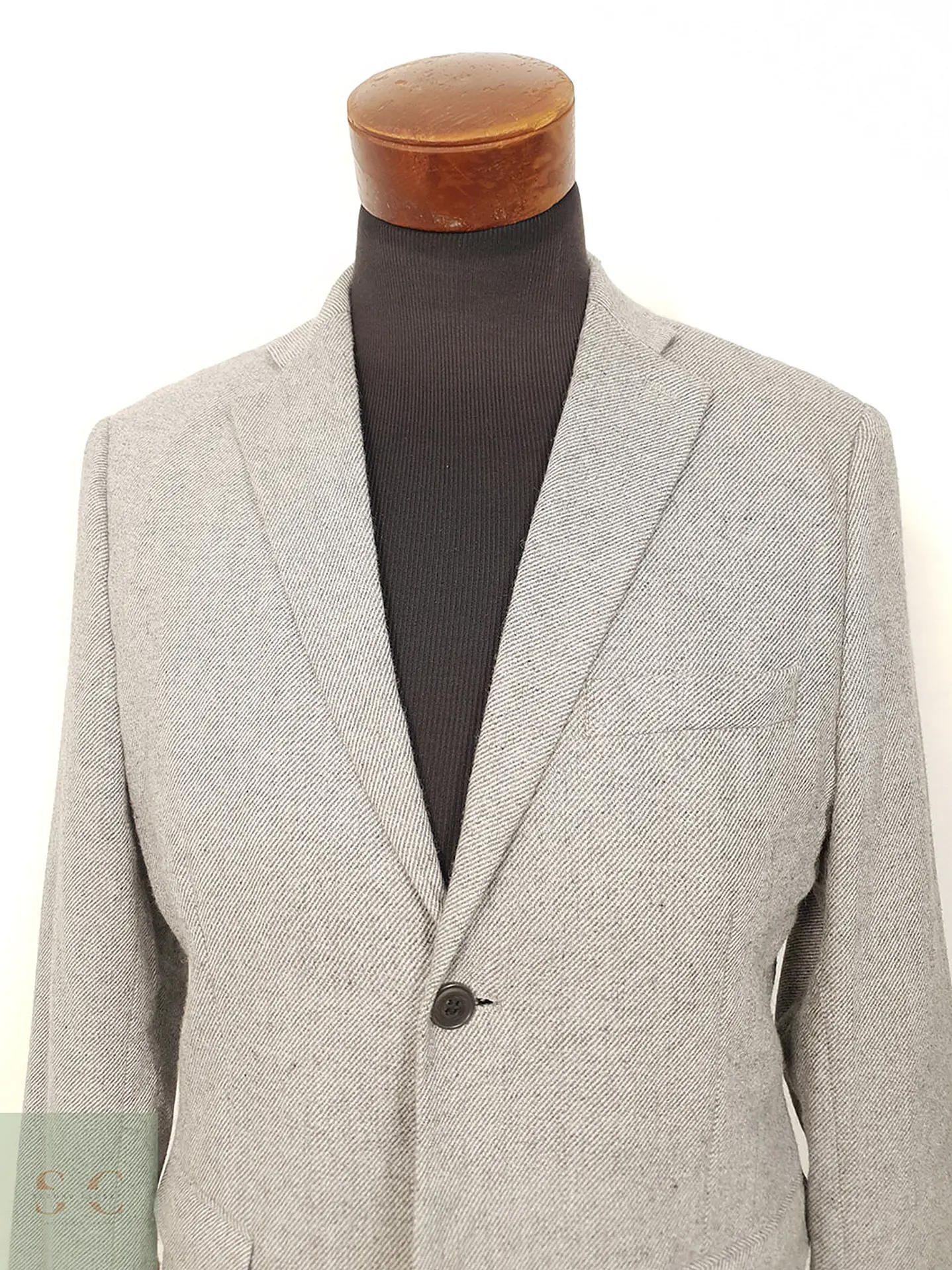 Blazer H&M Gris Mezcla Lana - Talla SM 3