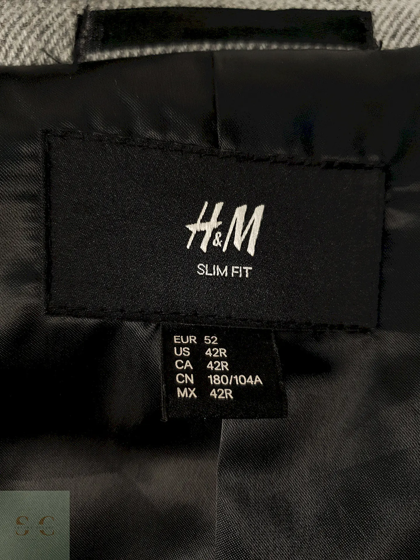 Blazer H&M Gris Mezcla Lana - Talla SM 5