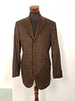Blazer Kaiser Design Staben Cafe Cuadros 100% Cashmere - Talla XL - Miniatura 3