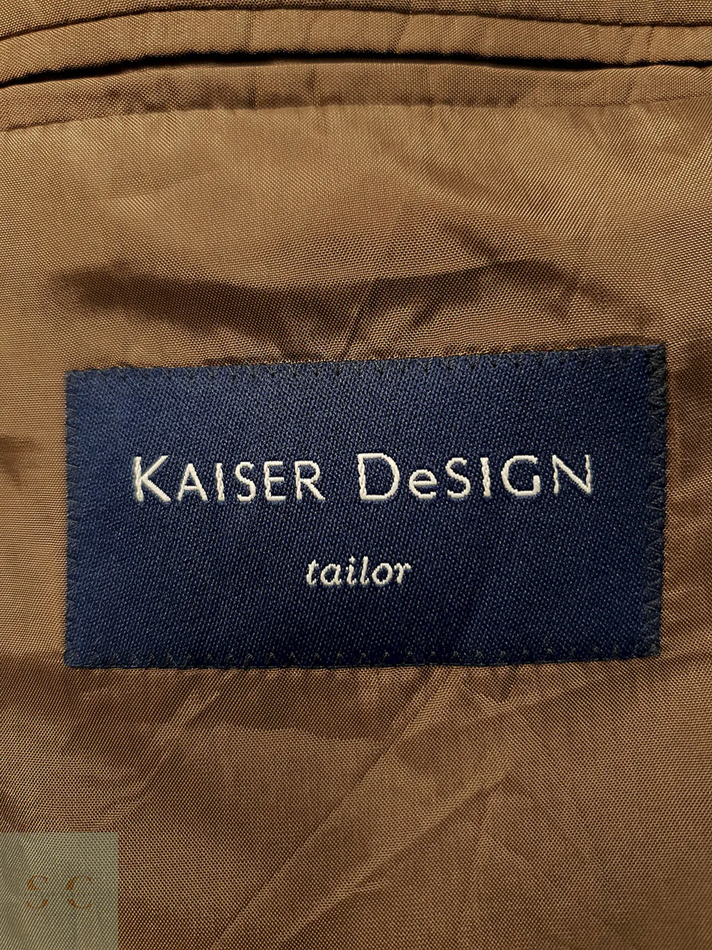 Blazer Kaiser Design Staben Cafe Cuadros 100% Cashmere - Talla XL 9