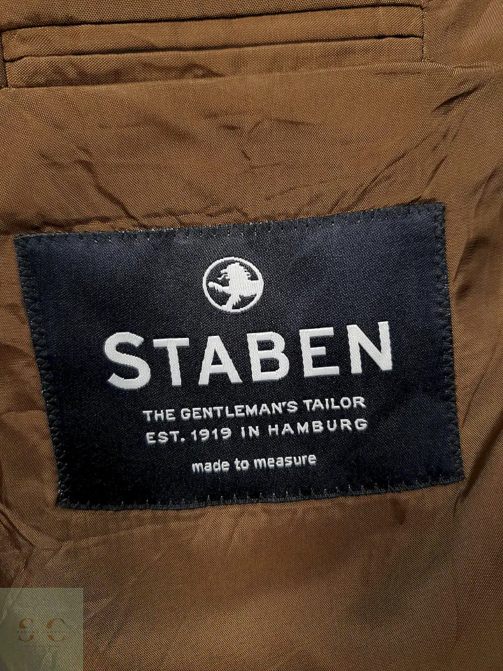 Blazer Kaiser Design Staben Cafe Cuadros 100% Cashmere - Talla XL 10