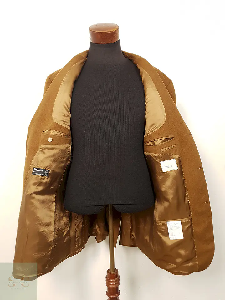 Blazer Christian Berg Camel 100% Cashmere - Talla 3XL 2