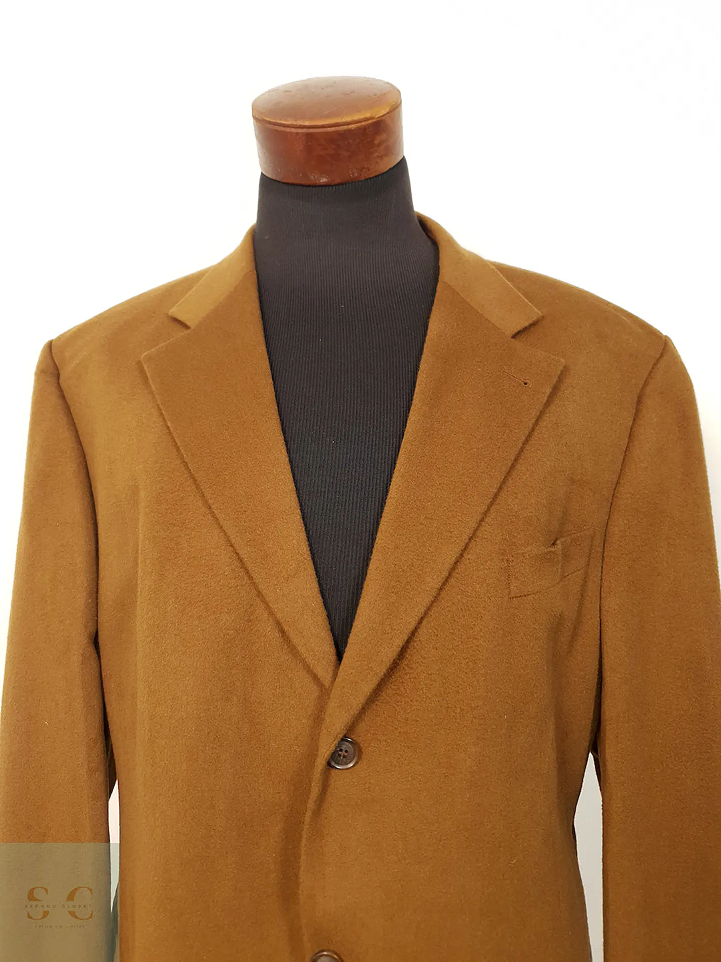 Blazer Christian Berg Camel 100% Cashmere - Talla 3XL 6