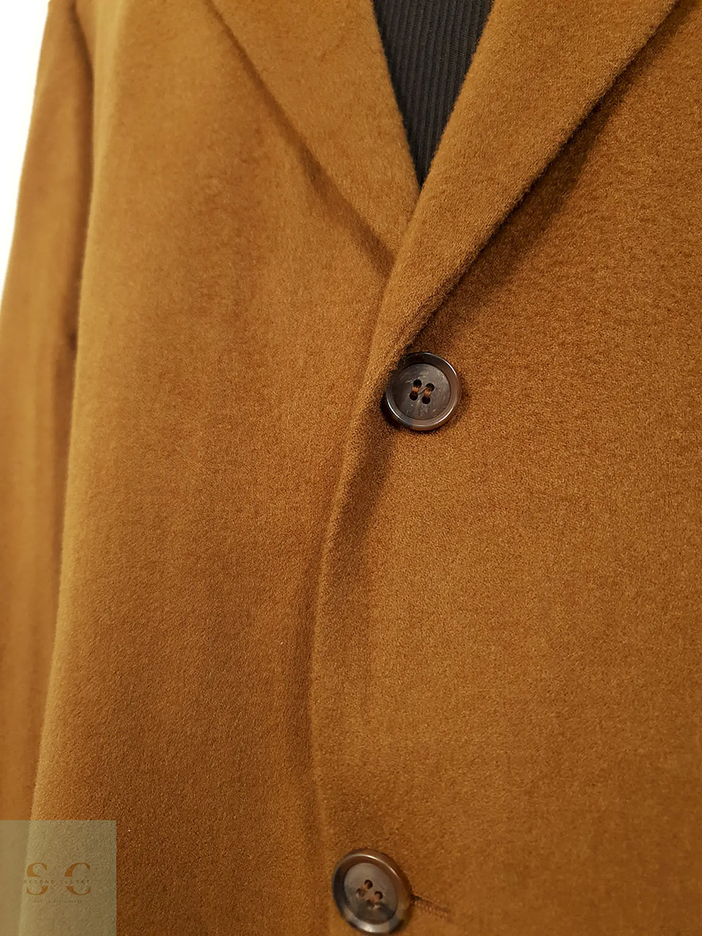 Blazer Christian Berg Camel 100% Cashmere - Talla 3XL 10