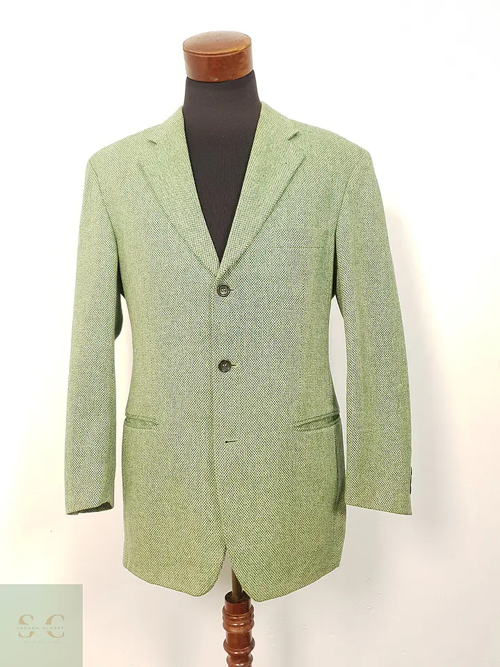 Blazer Hugo Boss Easy Line Verde Lana Virgen - Talla XL 4