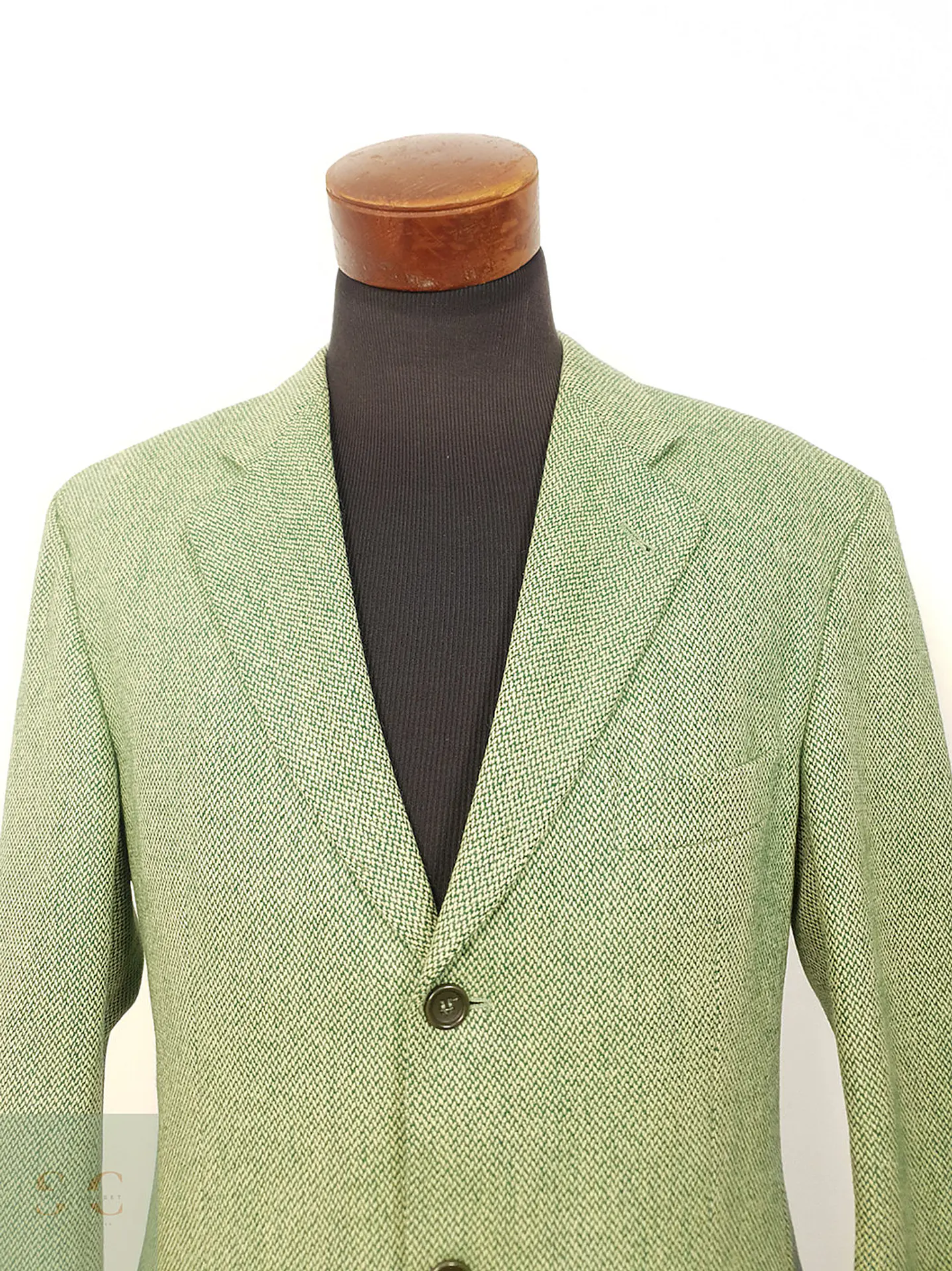 Blazer Hugo Boss Easy Line Verde Lana Virgen - Talla XL 6