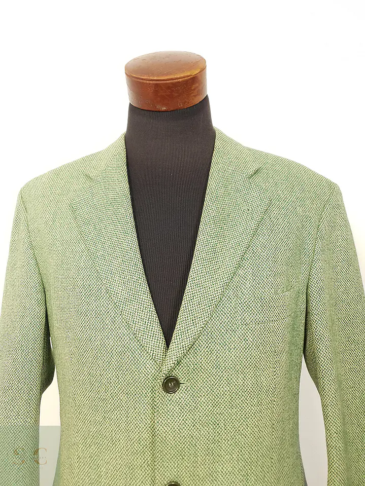 Blazer Hugo Boss Easy Line Verde Lana Virgen - Talla XL 6