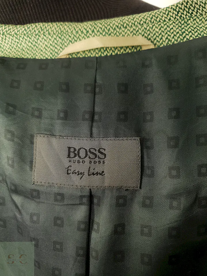 Blazer Hugo Boss Easy Line Verde Lana Virgen - Talla XL 8