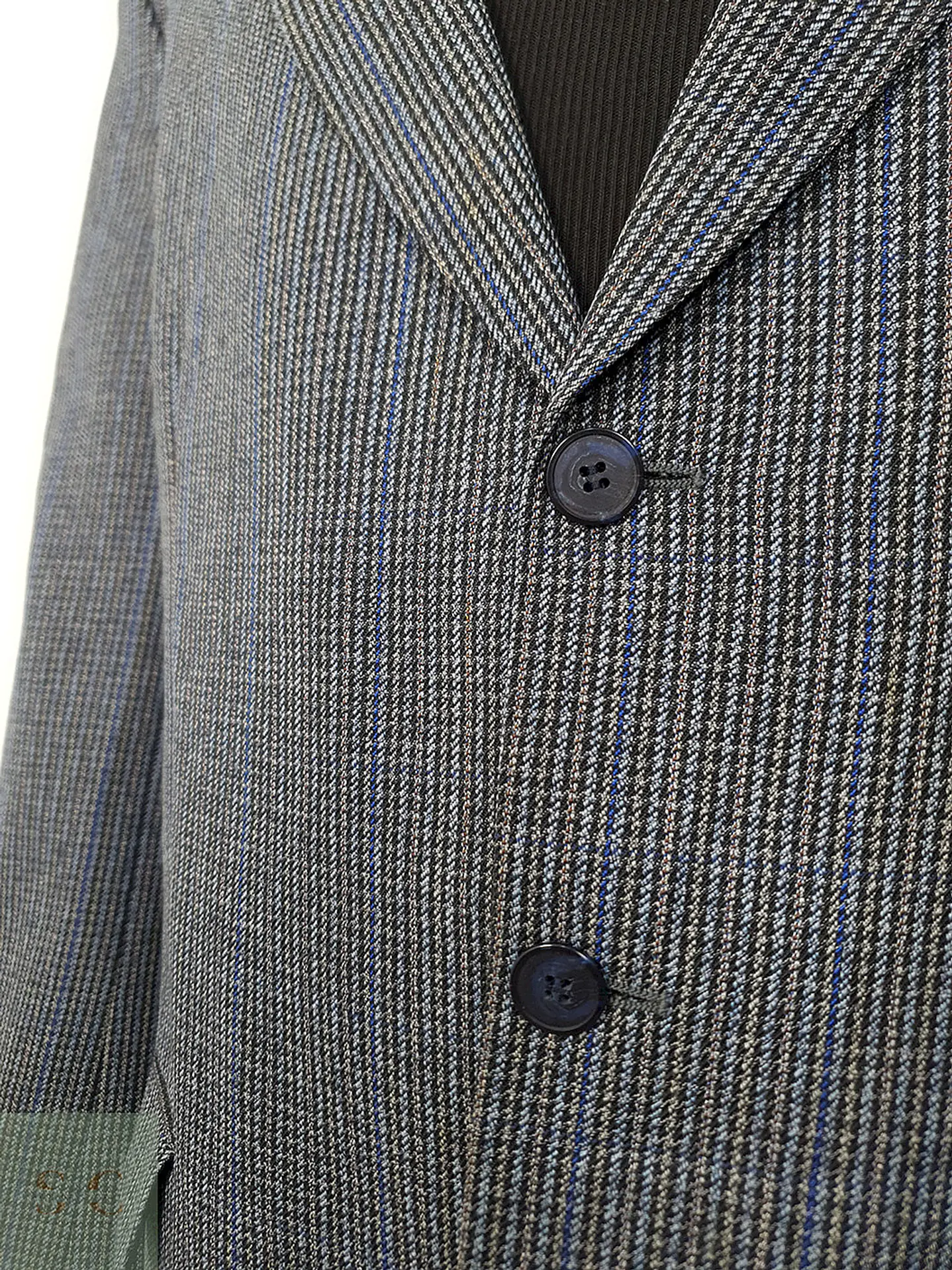 Blazer Creation Gross Mezcla Lana Virgen Azul - Talla XL 8