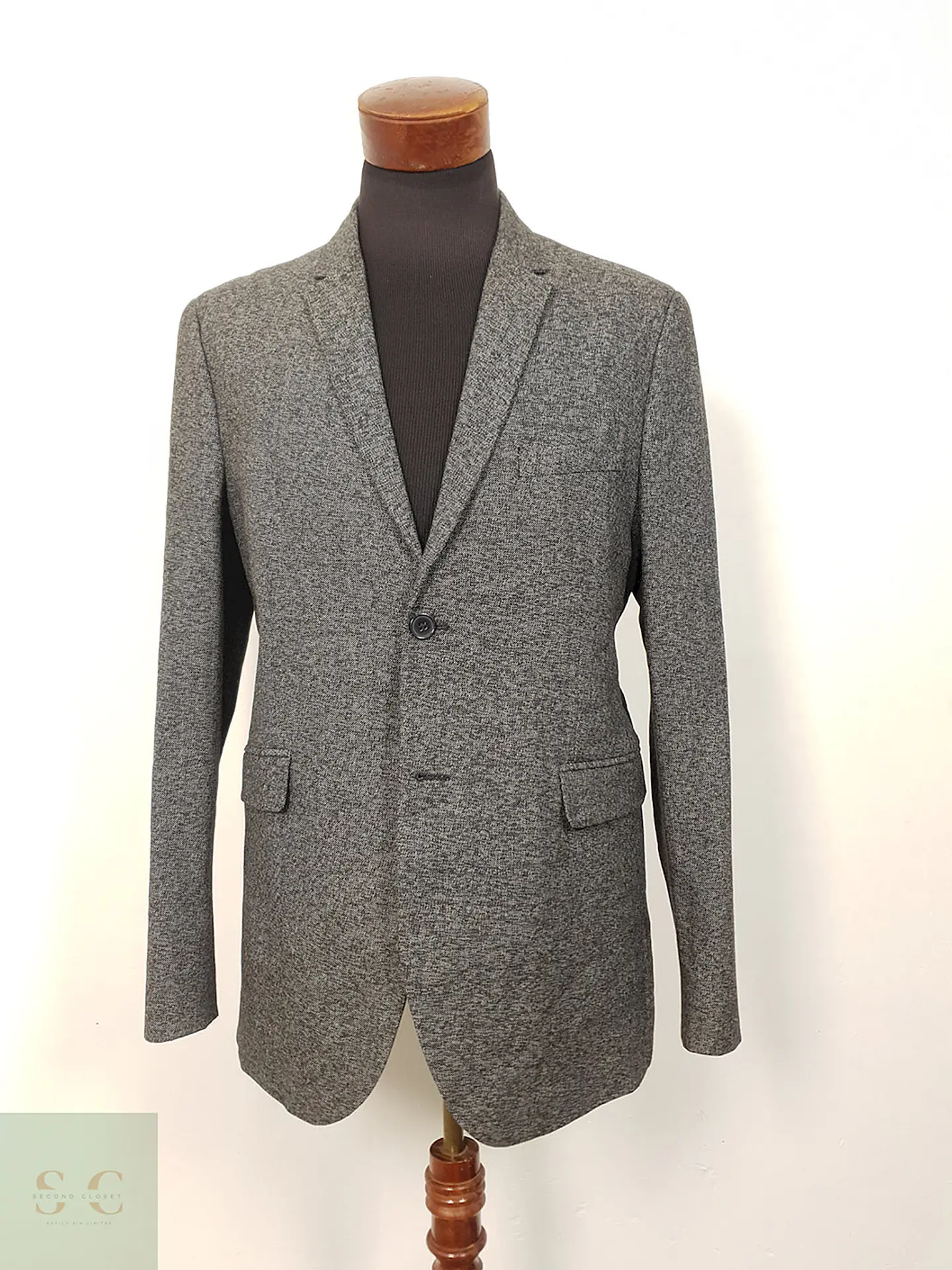 Blazer H&M Gris Mezclas - Talla M 4