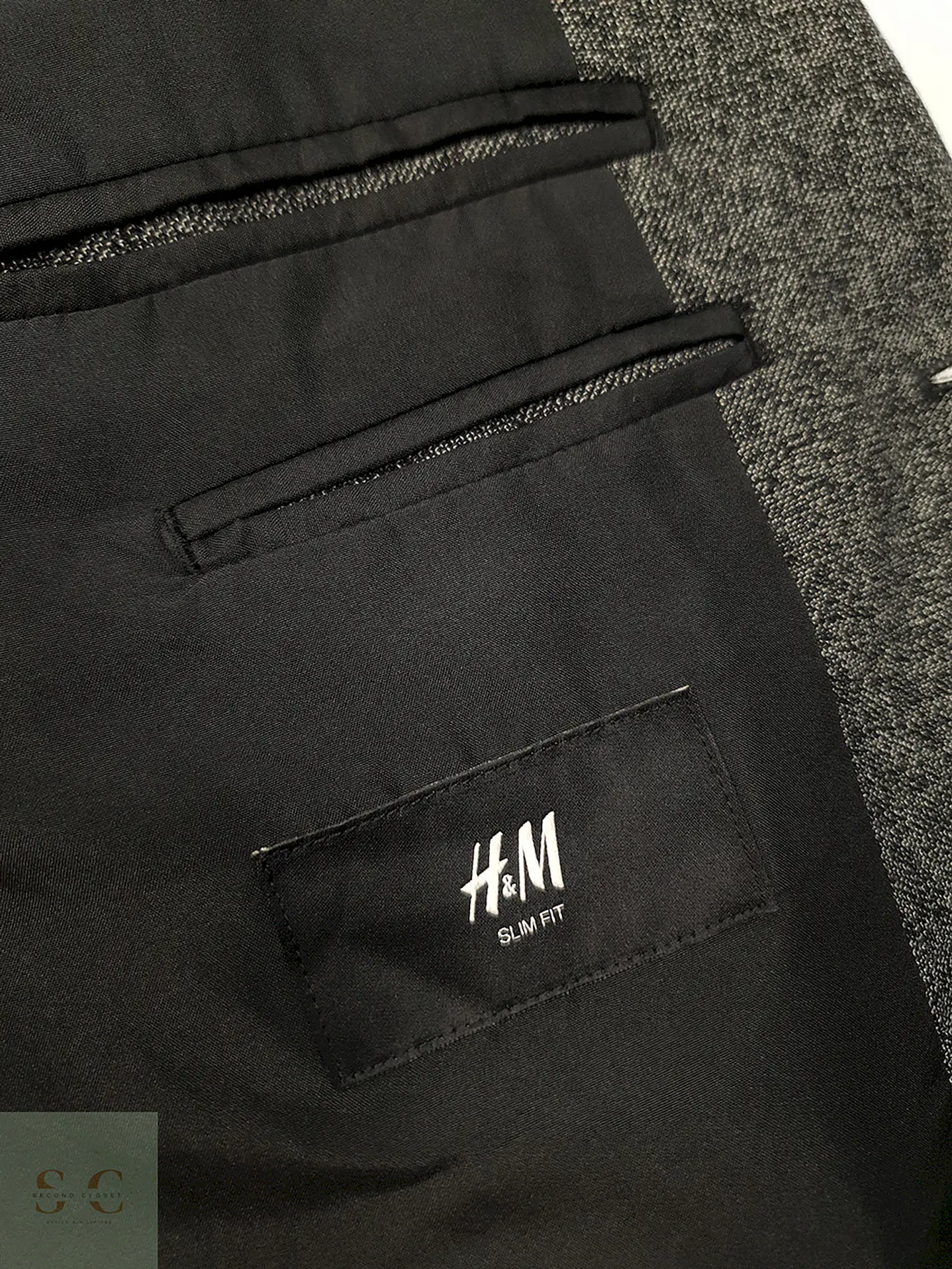 Blazer H&M Gris Mezclas - Talla M 5