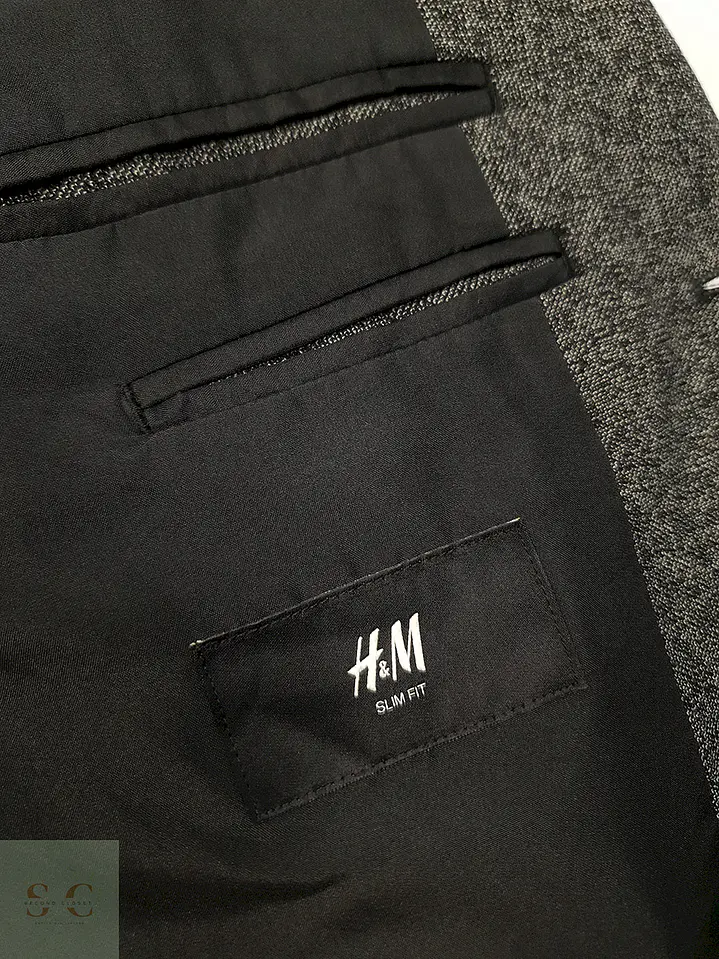 Blazer H&M Gris Mezclas - Talla M 5