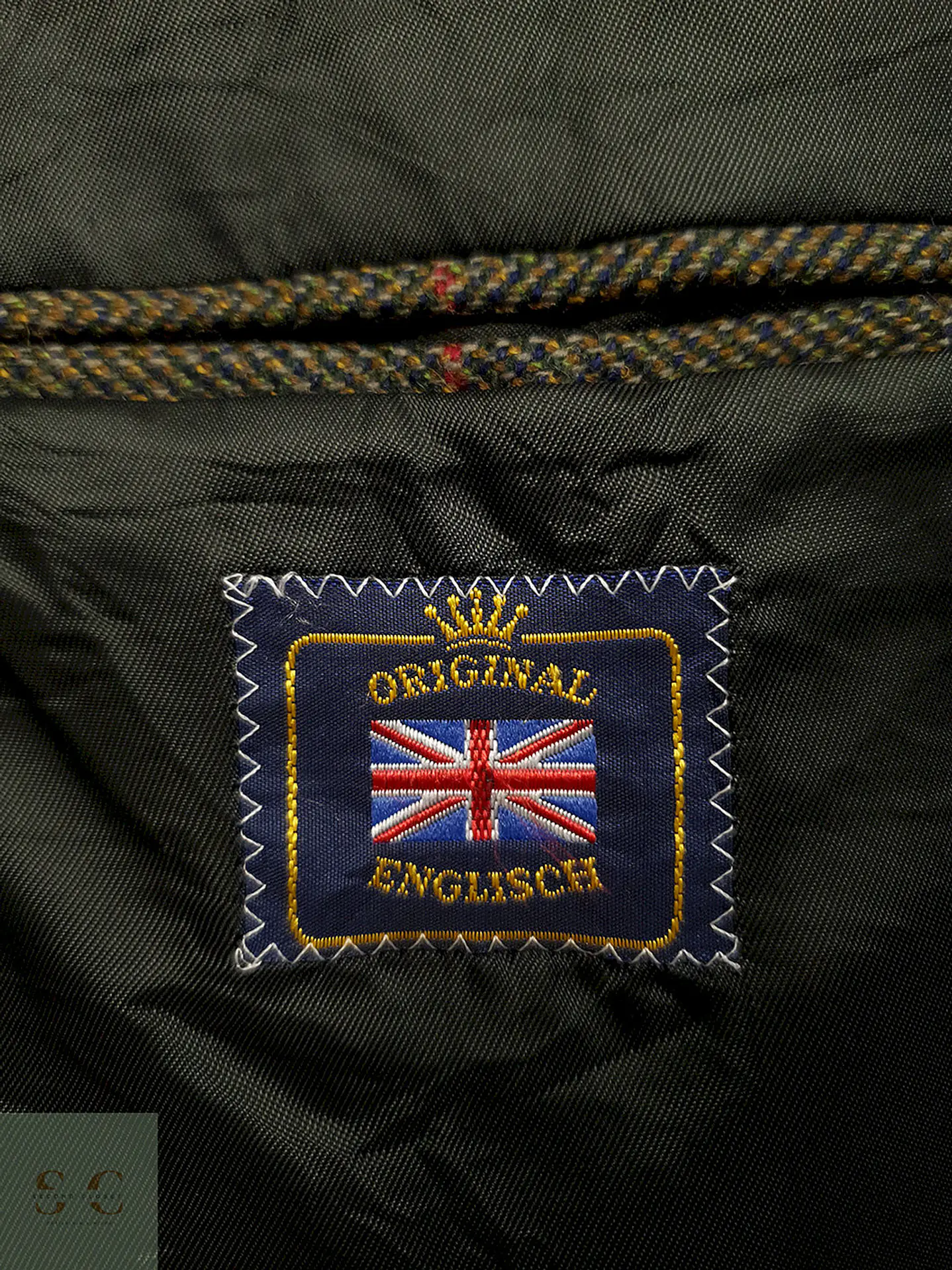 Blazer J. Toyner Original English Verde 100% Lana Cordero - Talla LXL 6