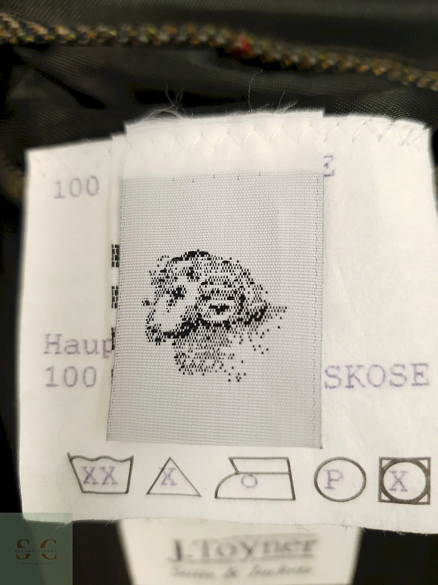 Blazer J. Toyner Original English Verde 100% Lana Cordero - Talla LXL 7