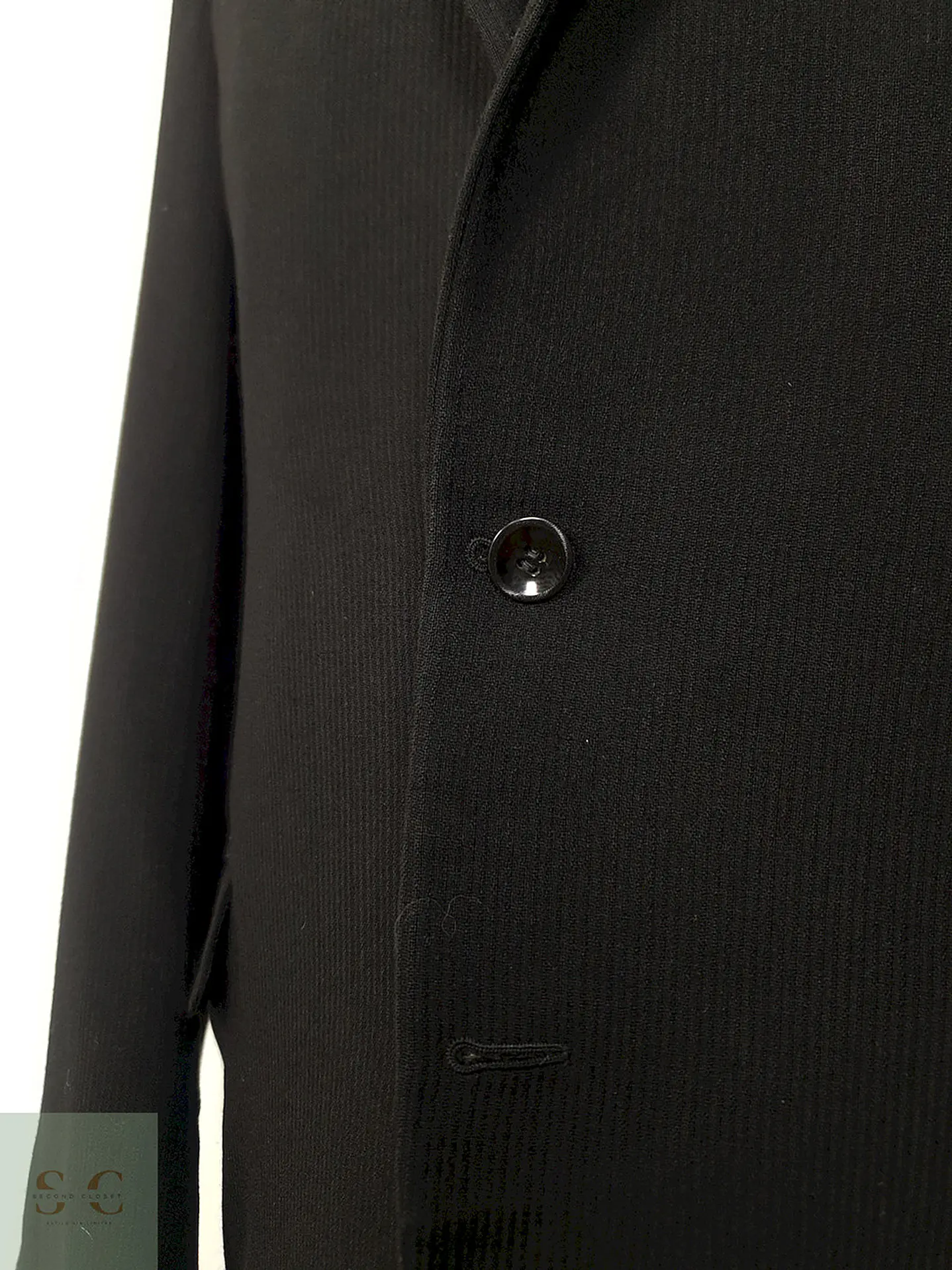 Blazer Vintage Negro Lana Virgen - Talla L 5