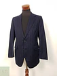 Blazer Cerruti 1881 Azul Rayas Lana Virgen - Talla SM - Miniatura 2