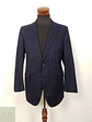 Blazer Cerruti 1881 Azul Rayas Lana Virgen - Talla SM - Miniatura 3