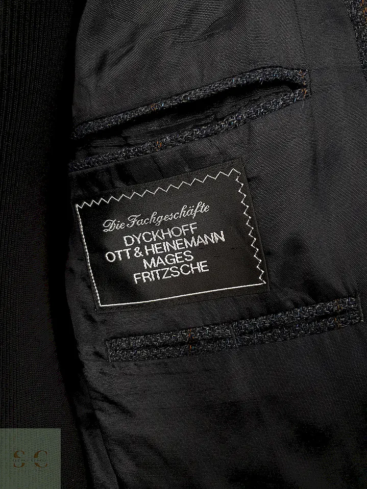 Blazer Bonazzi Italiano Azul Plomo Lana Virgen - Talla XL 6