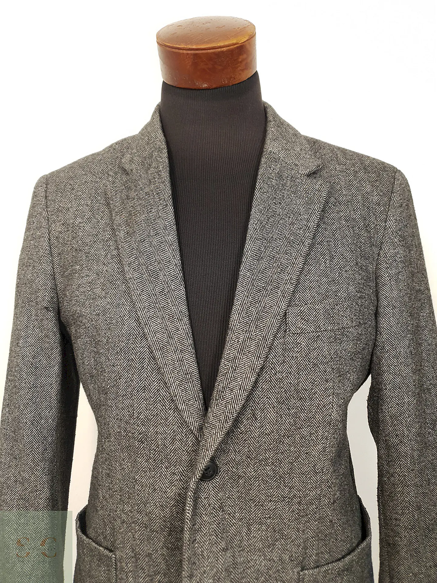 Blazer Bpc Collection Plomo Lana - Talla ML 3