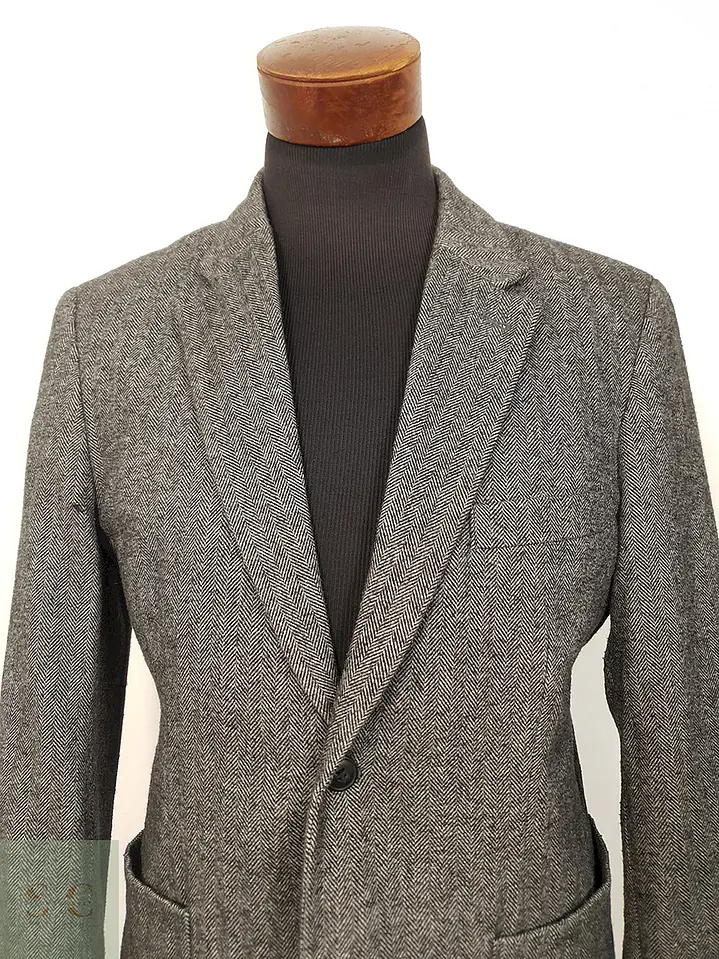 Blazer Bpc Collection Plomo Lana - Talla ML 3