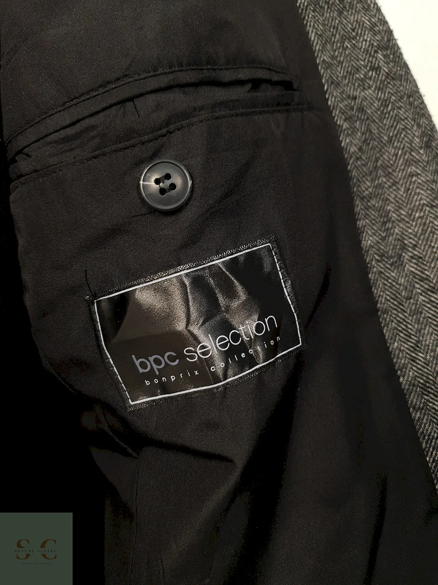 Blazer Bpc Collection Plomo Lana - Talla ML 6